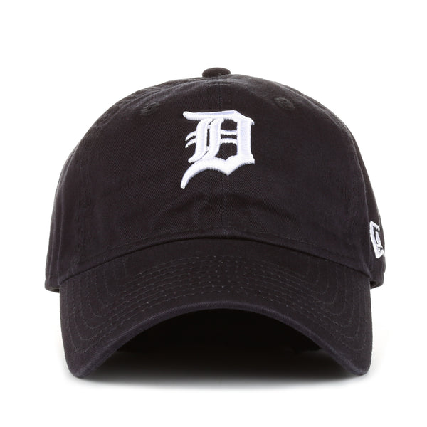 47 Brand Curved Brim MLB Detroit Tigers White Cap with Navy Blue Visor