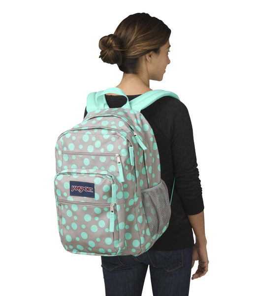 jansport big student backpack nwt blinded blue grey duke plaid JANSPORT Big Student Backpack - Grey Rabbit Sylvia Dot