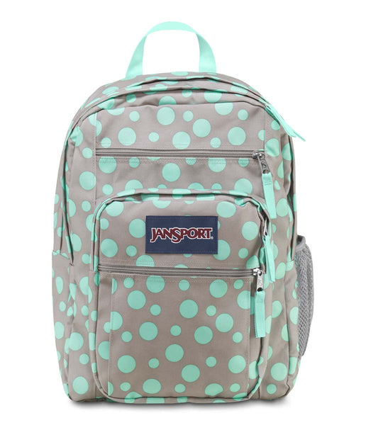 jansport backpack turquoise patterned JANSPORT Big Student Backpack - Grey Rabbit Sylvia Dot