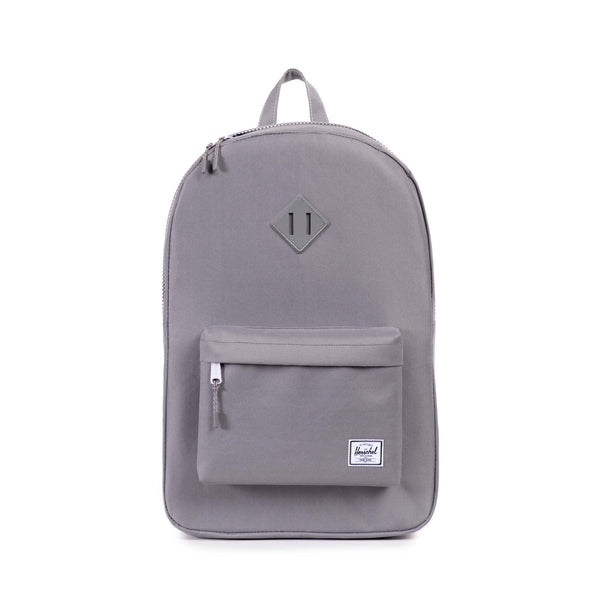 grey and red heritage herschel backpack Herschel Heritage Backpack - Grey Polka Dot
