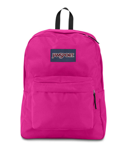 dimension of pink jansport backpack JANSPORT Superbreak Backpack - Cyber Pink