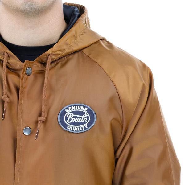 【BRIXTON】MONTE JACKET/Lサイズ BRIXTON Claxton Mens Lightweight Jacket - BROWN | Tillys