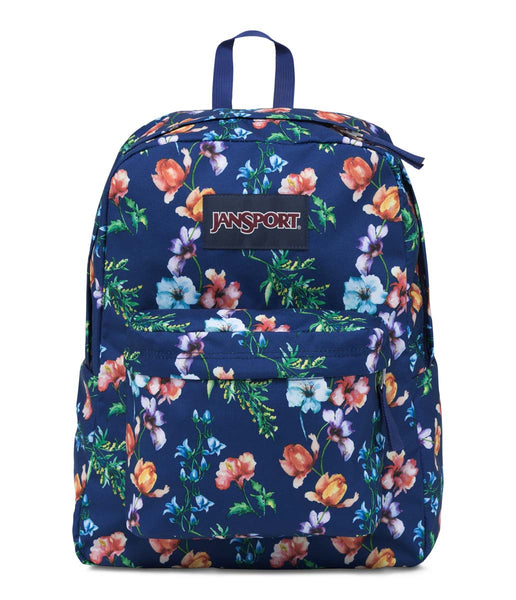 JANSPORT Superbreak Backpack - Multi Navy Mountain Meadow