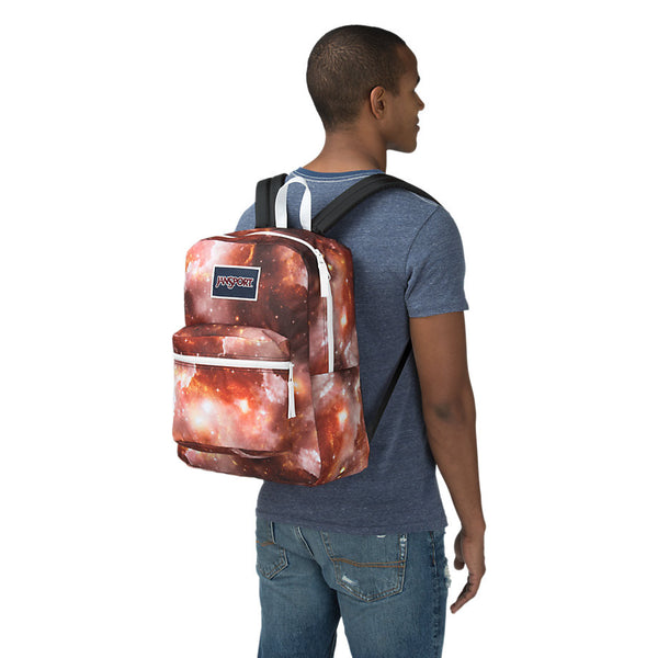jansport backpack galaxyal JANSPORT Overexposed Backpack - Multi Red Galaxy