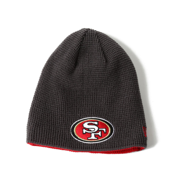 New Era Basic Team Beanie - San Francisco 49ers/Charcoal/Red - New