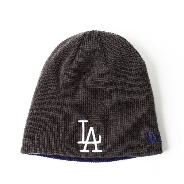 Los Angeles Dodgers New Era All Black Bill and Gray Bottom With