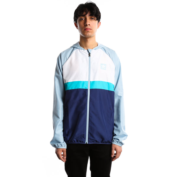 Adidas Mens BB Wind Jacket White Teal Navy New Star