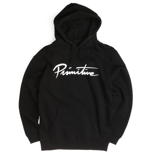 Primitive Nuevo Script Pullover Black New Star