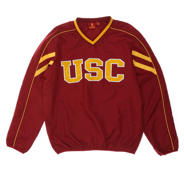 USC Trojans Red Zone Pullover Jacket Cardinal New Star