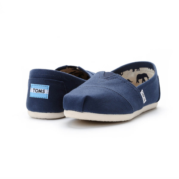 Ladies navy toms top