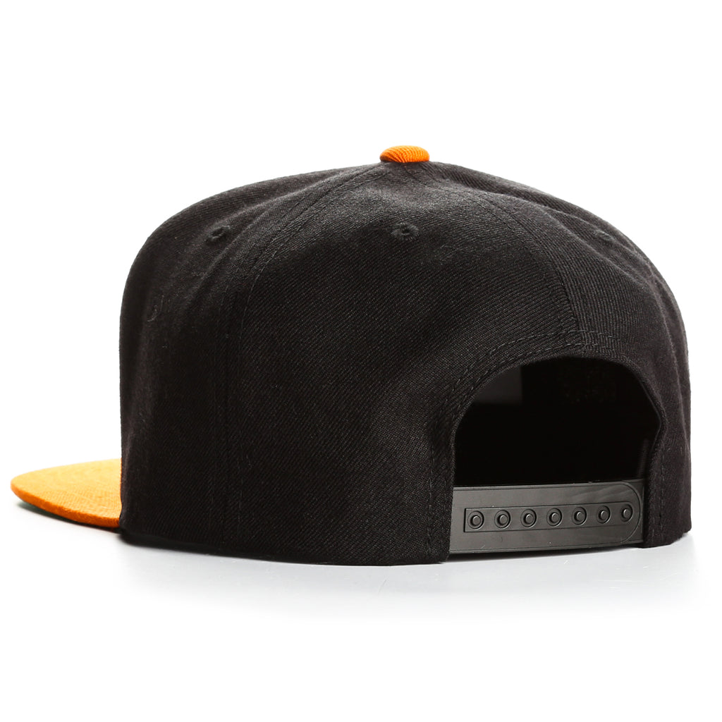 Brixton Oath III Snapback Hat - Black Burnt Orange