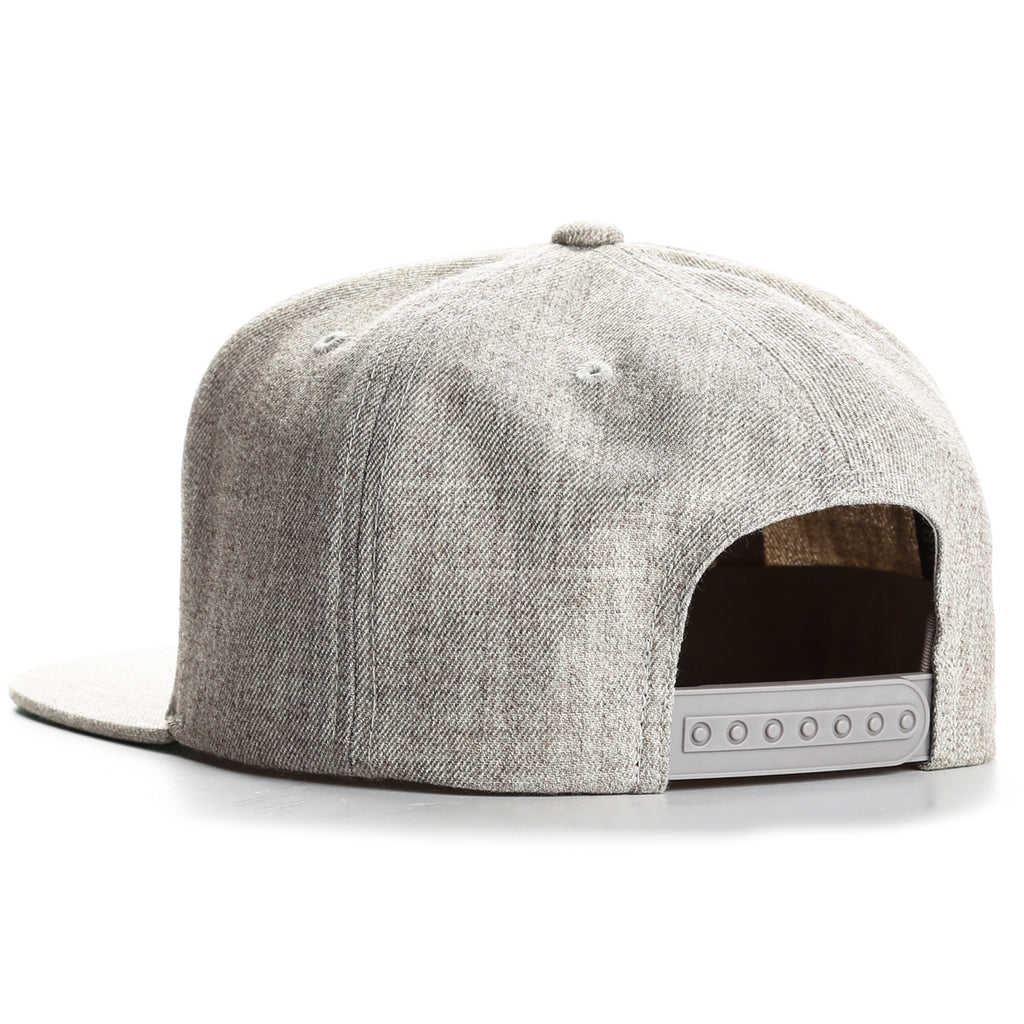 Brixton Rival Snapback - Light Heather Grey