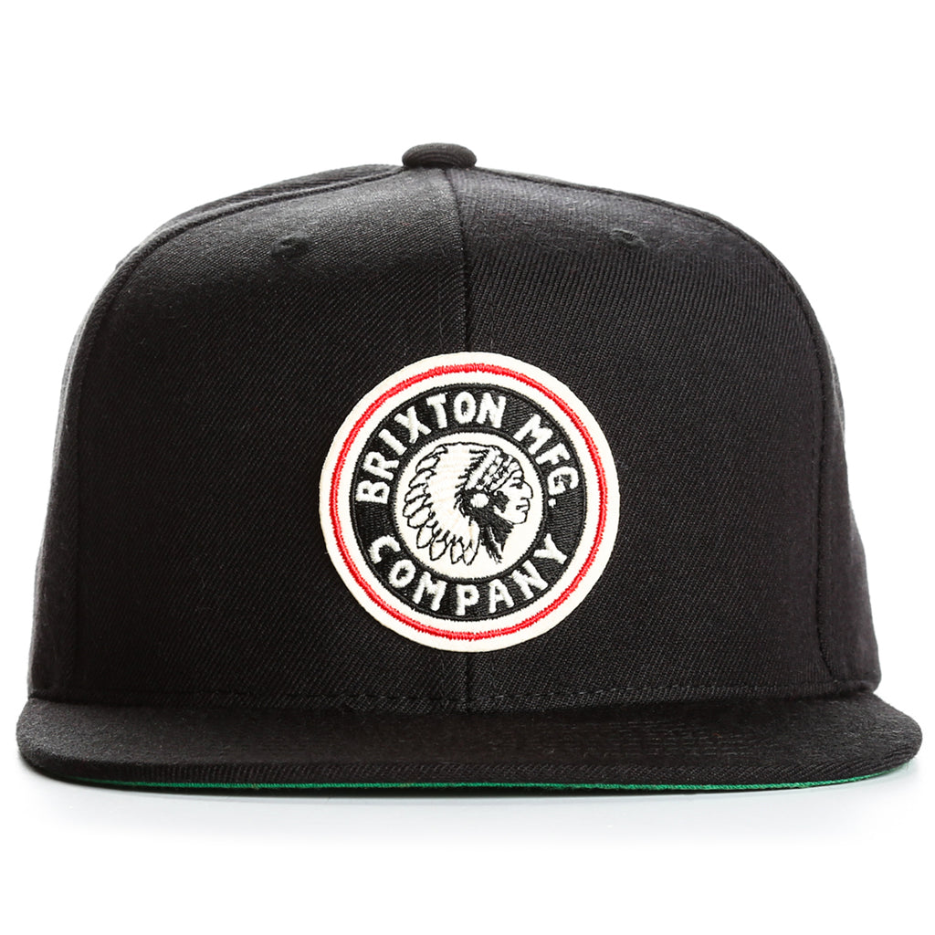 Brixton Rival Snapback Hat - Black