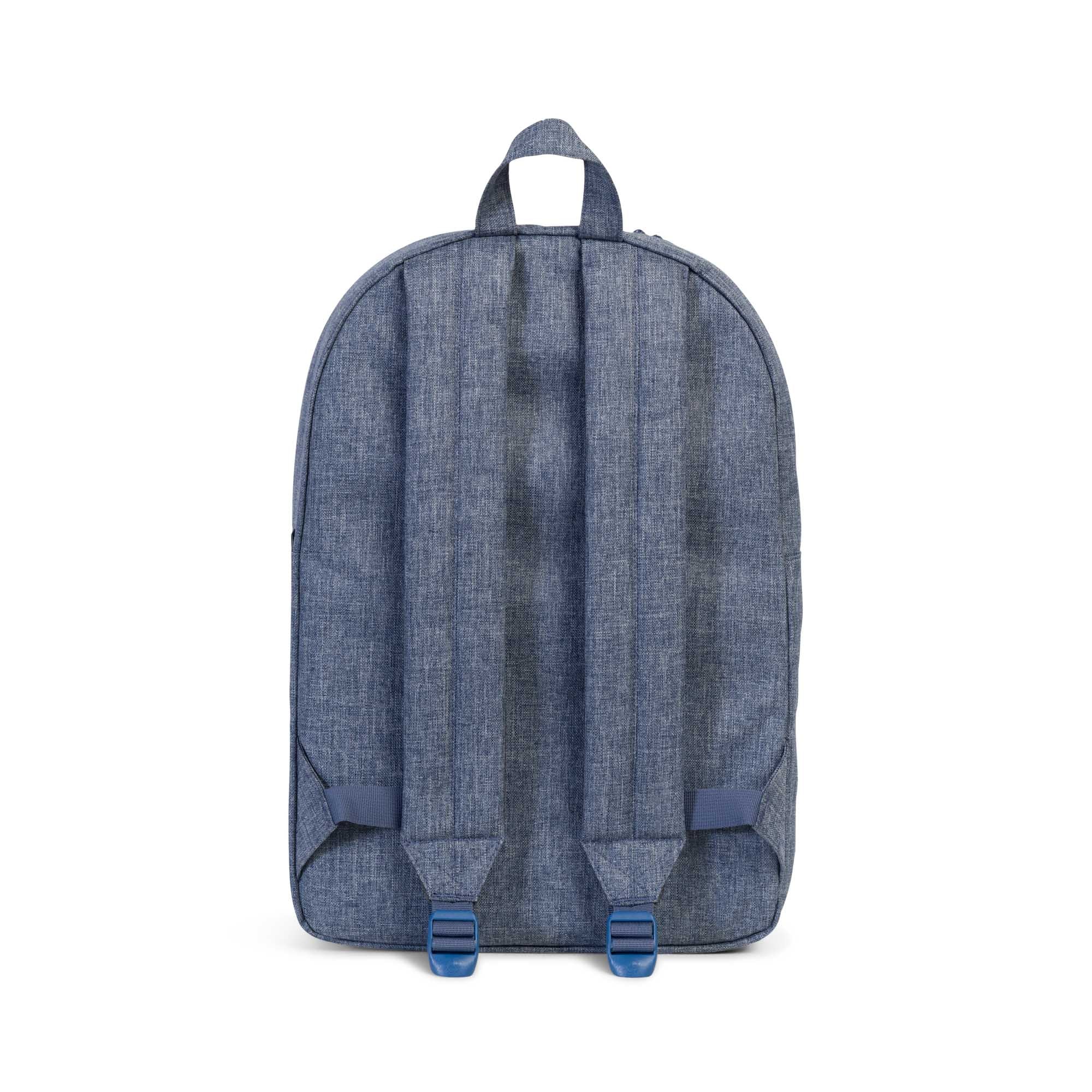 herschel backpack dark grey Herschel Classic Backpack - Dark Chambray Crosshatch