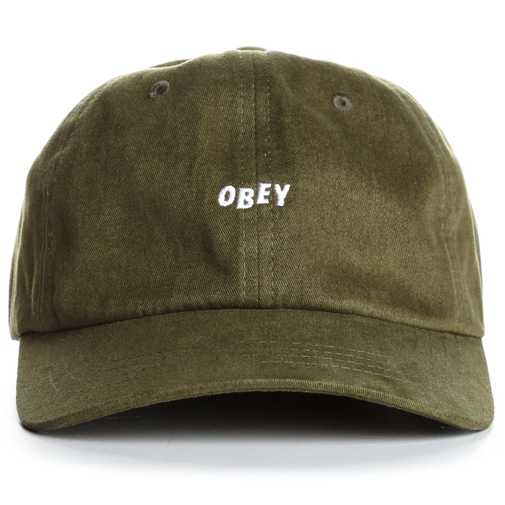 Obey Jumble Bar IIl 6 Panel Hat - Army