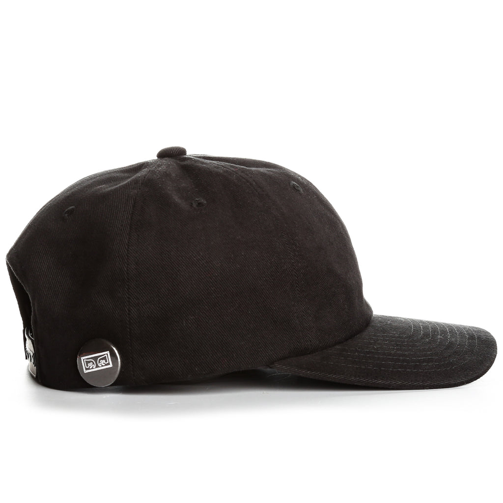 Obey 90's Jumble 6 Panel  Snapback - Black