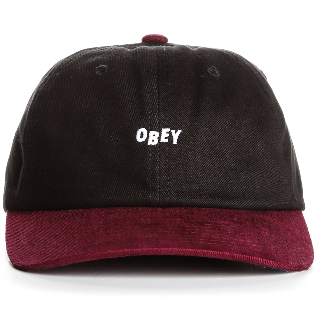 Obey 90's Jumble 6 Panel  Snapback - Black