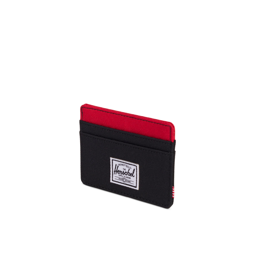 Herschel Charlie Wallet - Black/Scarlet