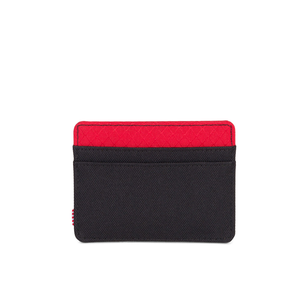 Herschel Charlie Wallet - Black/Scarlet