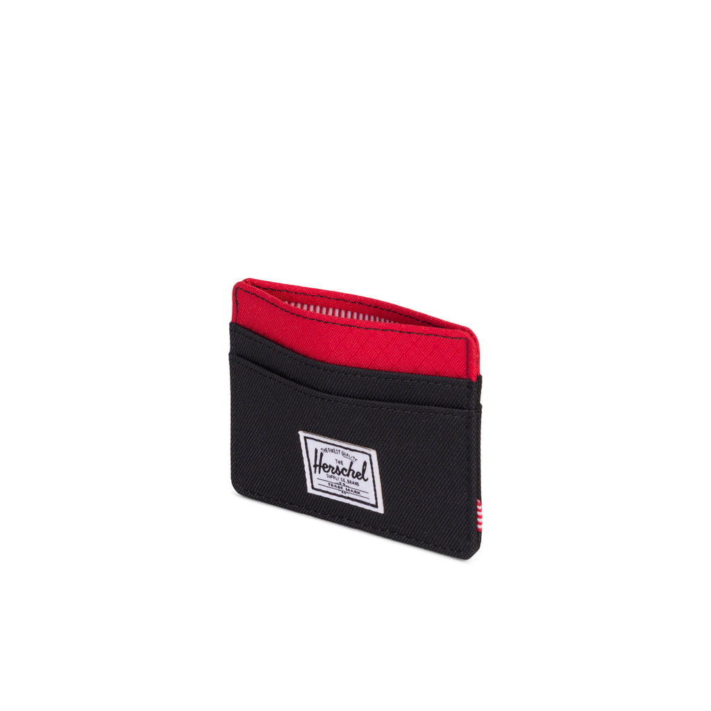 Herschel Charlie Wallet - Black/Scarlet