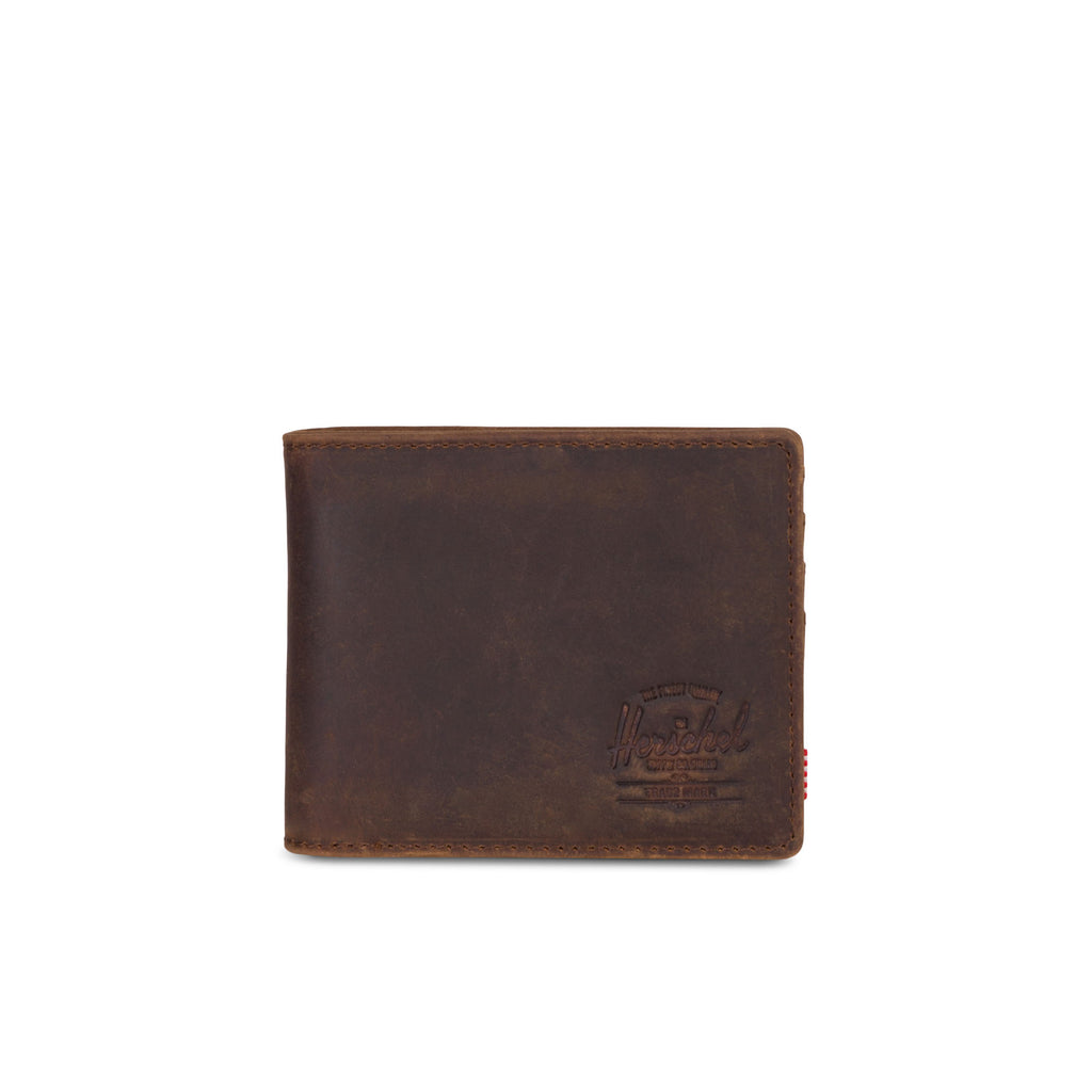 Herschel Roy Wallet - Brown Nubuck Leather