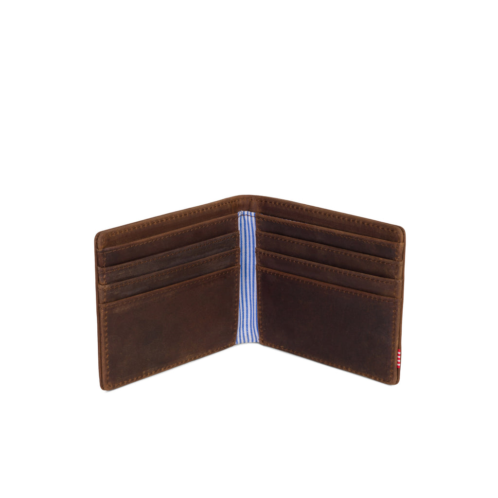 Herschel Roy Wallet - Brown Nubuck Leather