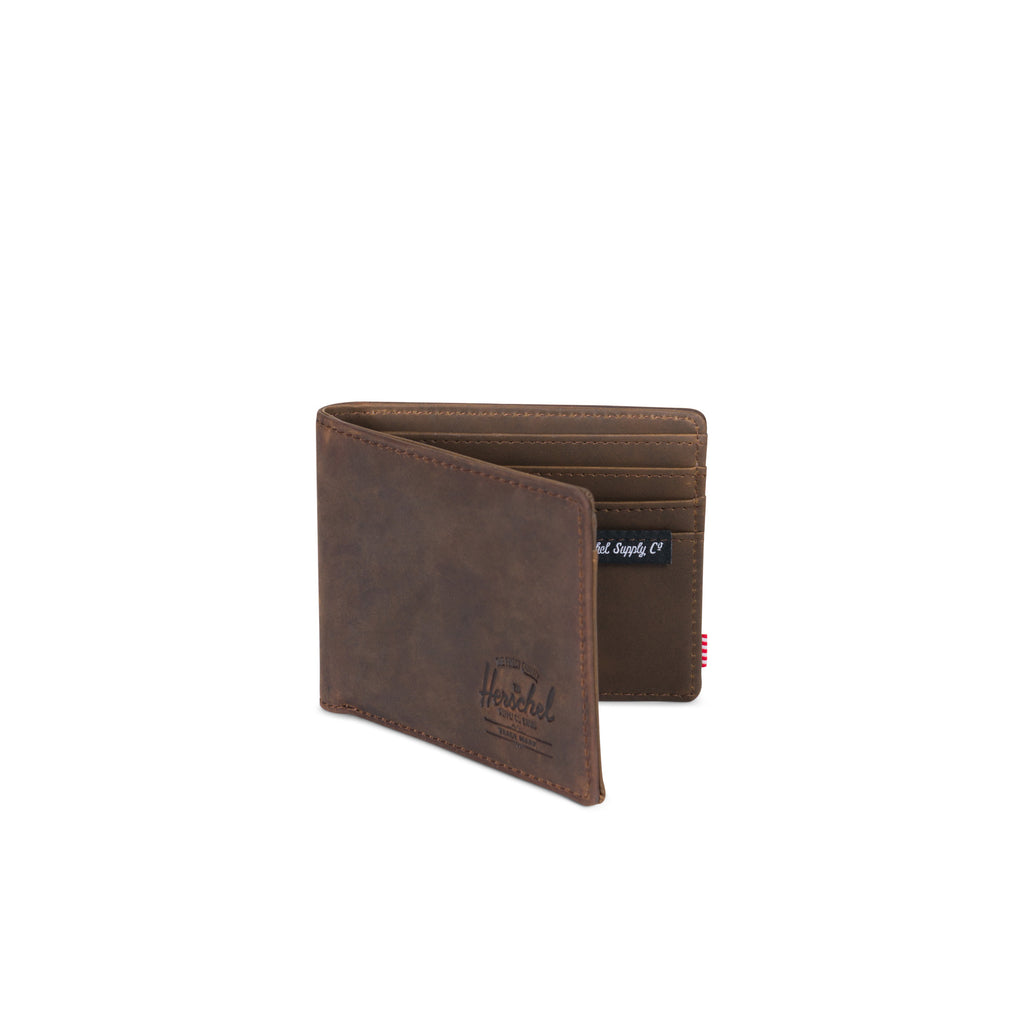 Herschel Hank Wallet - Brown Leather Nubuck