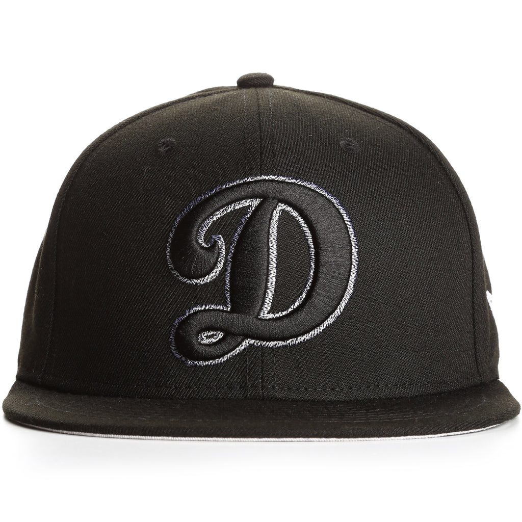 New Era 9Fifty Squad Twist Snapback - Los Angeles Dodgers D Logo Black/White
