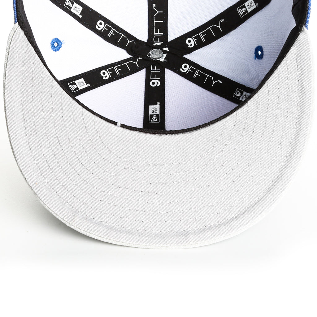 New Era 9Fifty Rugged Canvas Snapback Los Angeles Dodgers D Logo - Blue