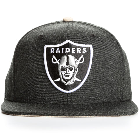 New Era 9Fifty Heather Hype Snapback Oakland Raiders - Heather Charcoal