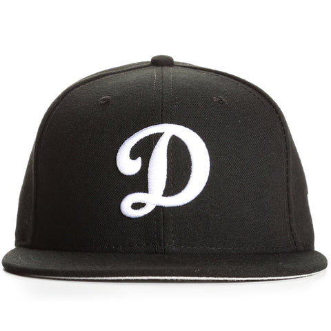 New Era 9Fifty Los Angeles Dodgers D Logo Basic Snapback - Black/White