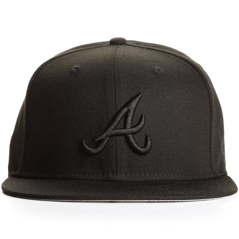New Era 9Fifty Atlanta Braves Basic Snapback - Blackout