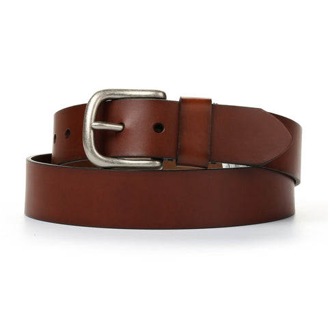 Levi's Men's Leather Bridle-Cut Belt - Light Brown