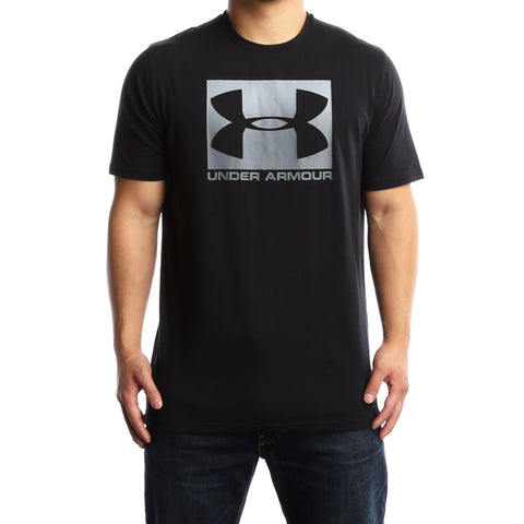 Under Armour Men's Boxed Sportstyle T-Shirt - Black/Steel