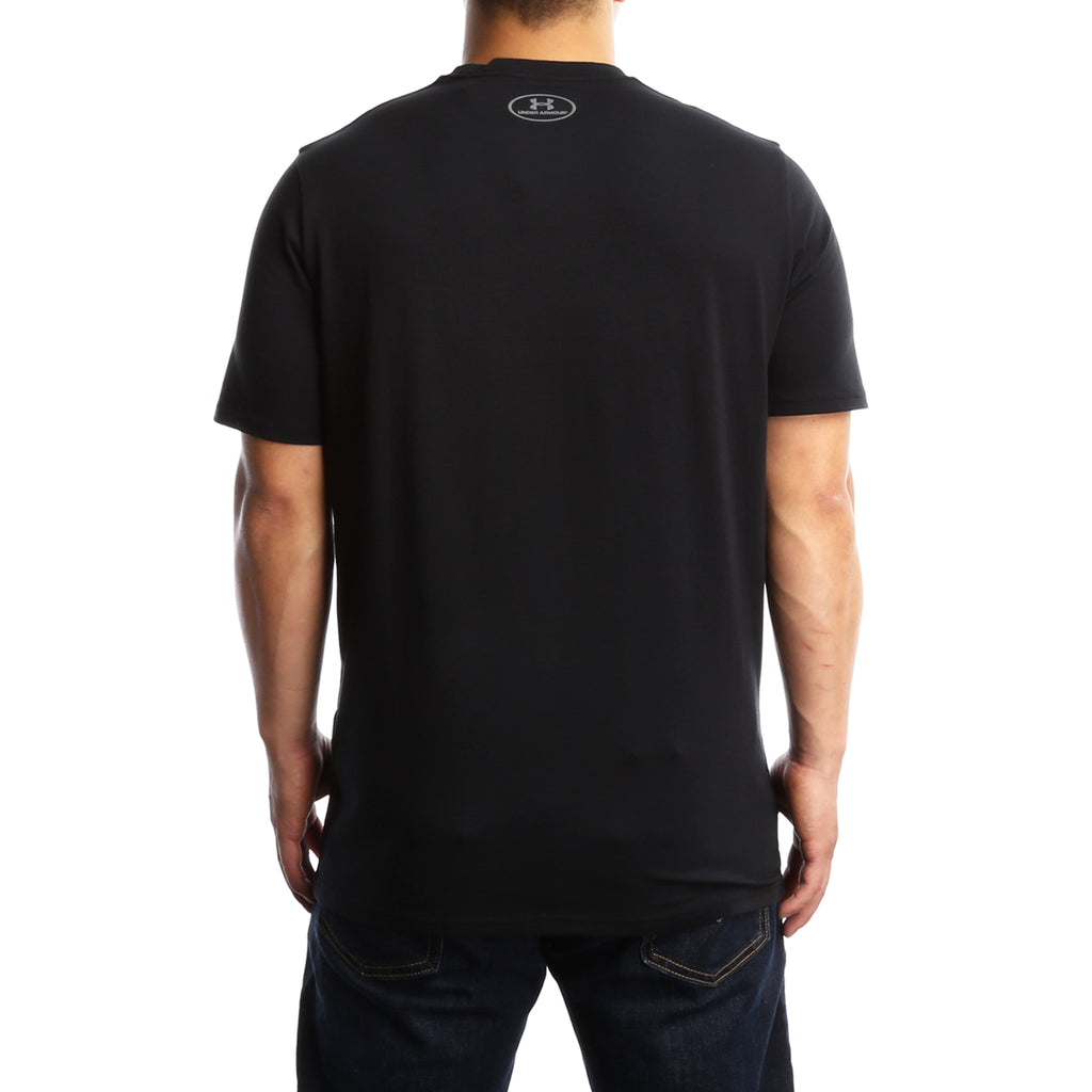 Under Armour Men's Boxed Sportstyle T-Shirt - Black/Steel