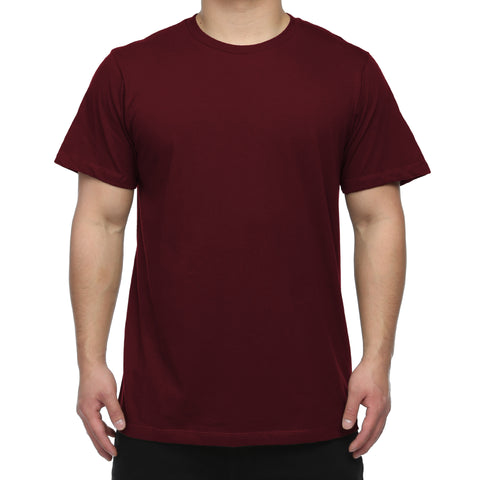 New Star Ultra Soft S/S Crew Tee - Burgundy