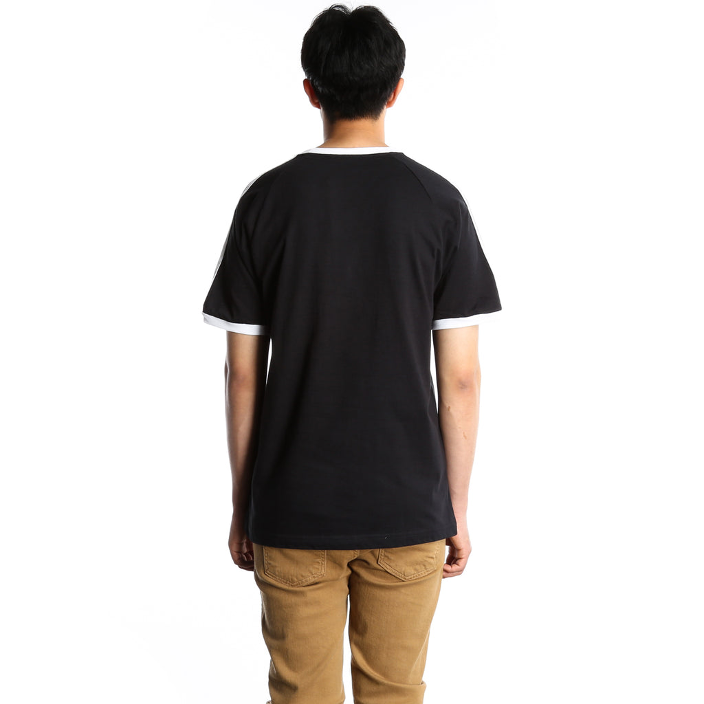 Adidas Mens 3-Stripes Tee - Black