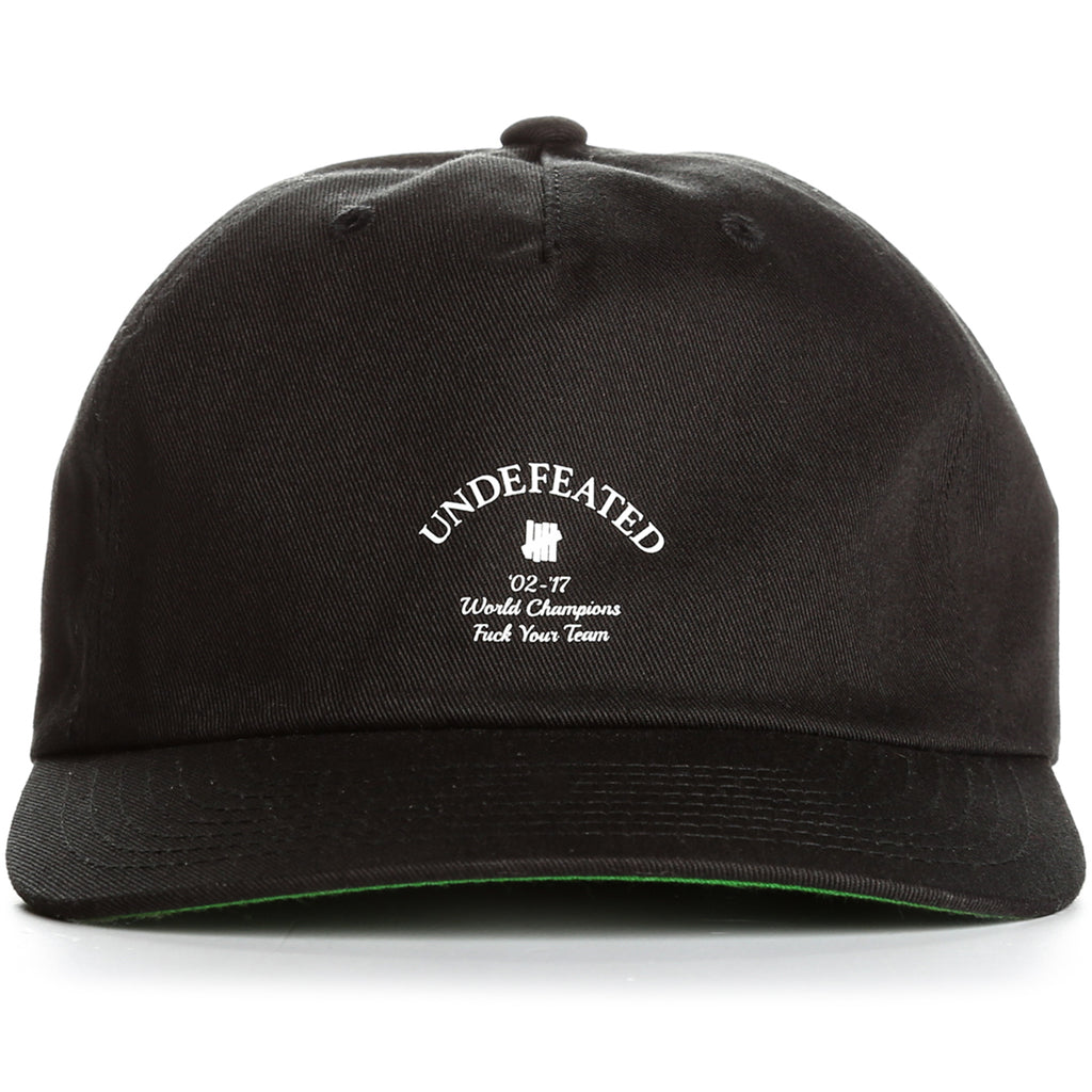 Undefeated Champion Strapback - Black