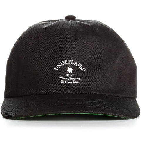 Undefeated Champion Strapback - Black