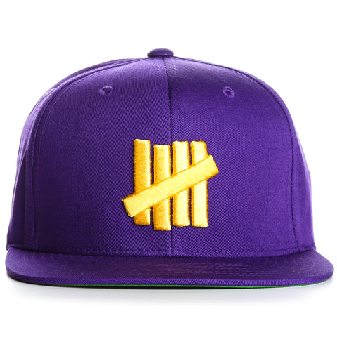 Undefeated 5 Strike Snapback - Purple