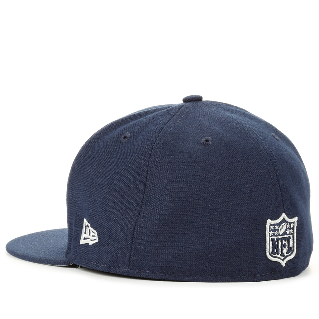 New Era 59Fifty Leather Pop Fitted Cap - Dallas Cowboys/Navy