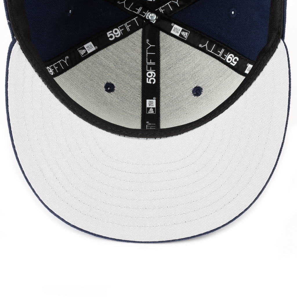 New Era 59Fifty Leather Pop Fitted Cap - Dallas Cowboys/Navy