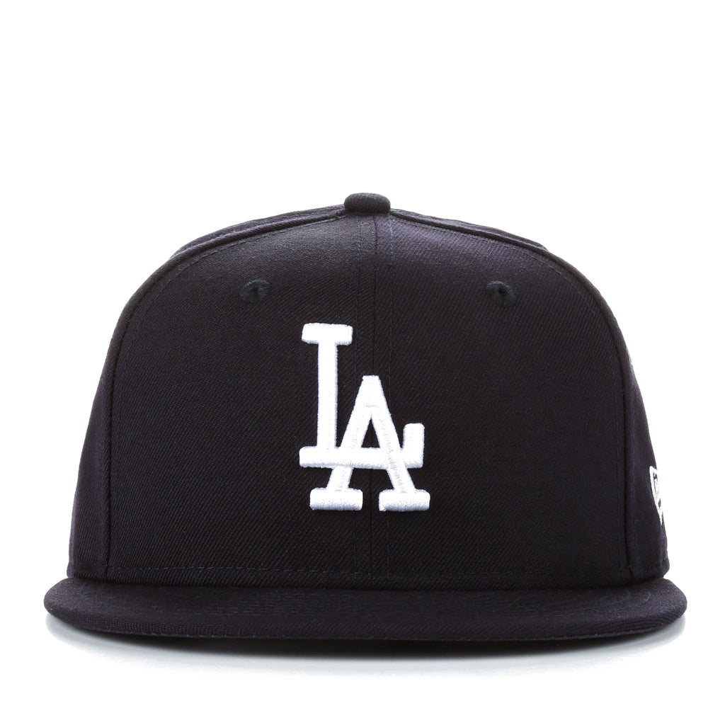 New Era 59Fifty Wool MLB Basic Fitted Cap - Los Angeles Dodgers/Navy