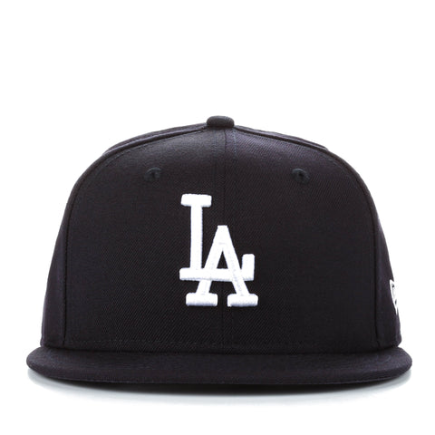 New Era 59Fifty Wool MLB Basic Fitted Cap - Los Angeles Dodgers/Navy