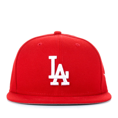 New Era 59Fifty MLB Basic Fitted Cap - Los Angeles Dodgers/Red