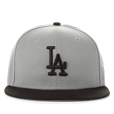 New Era 59Fifty MLB Basic Fitted Cap - Los Angeles Dodgers/Storm Grey