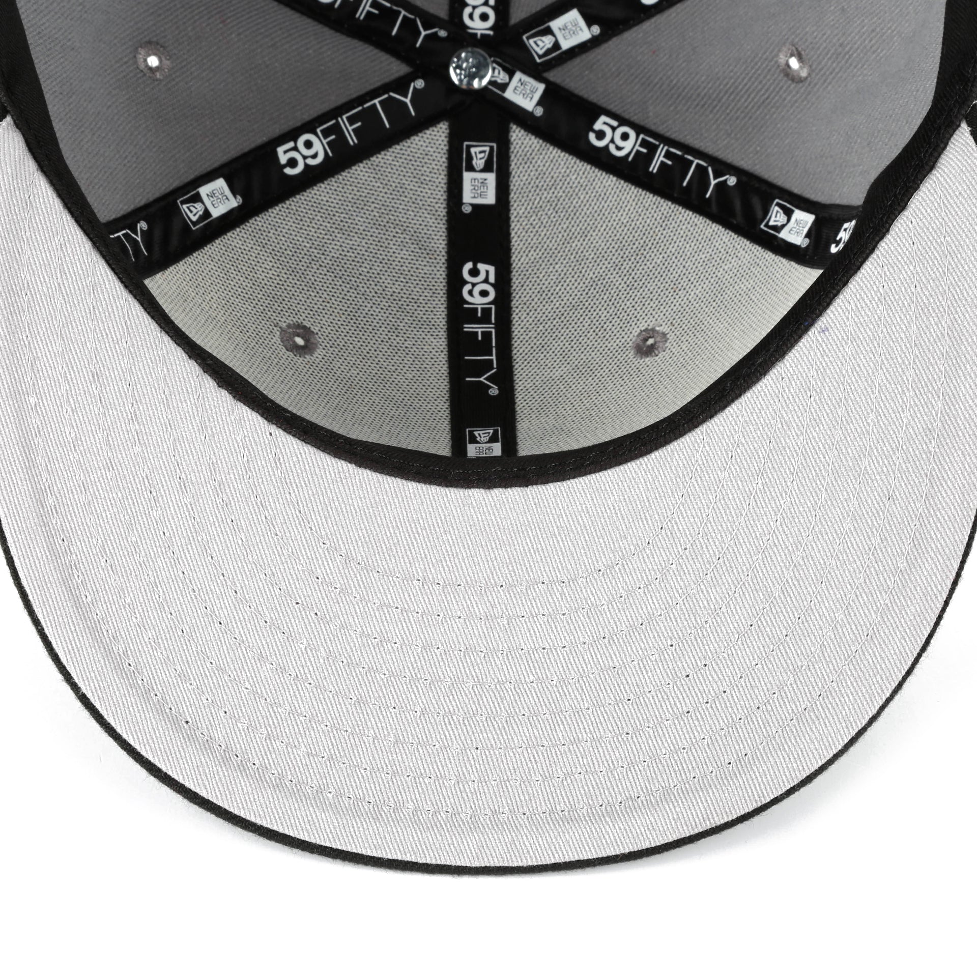 KTZ Los Angeles Dodgers Heather Black White 59fifty Cap in Gray for Men