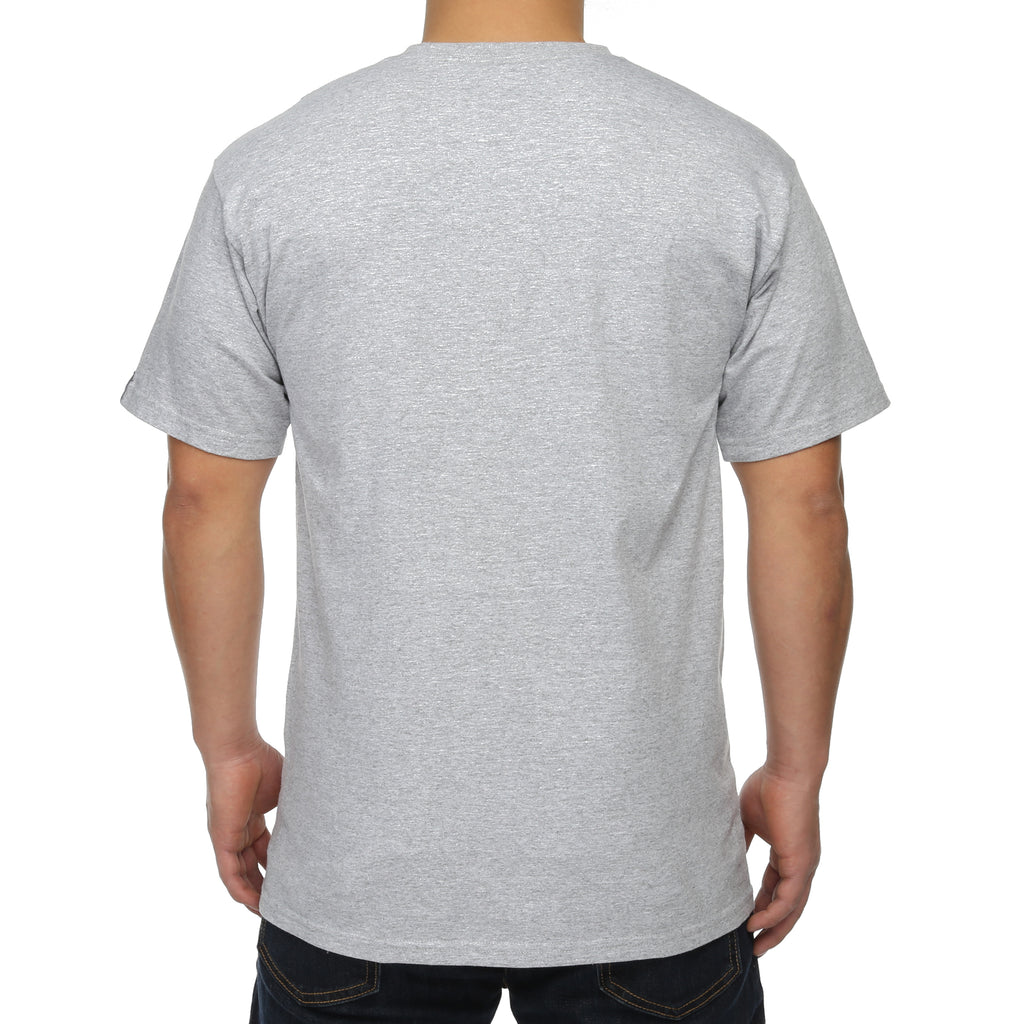 Undefeated 5 Strike Court Run Tee - Grey Heather