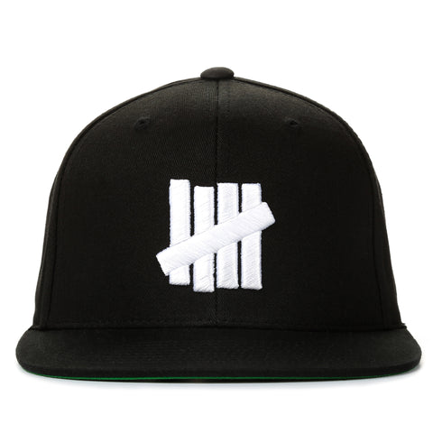 Undefeated 5 Strike Snapback - Black