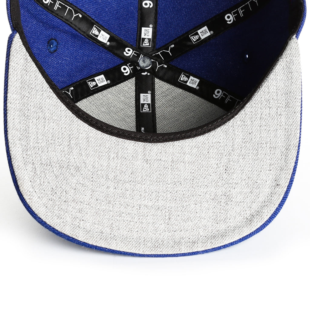 New Era 9Fifty Los Angeles Dodgers Heather Hype Snapback - Blue Heather